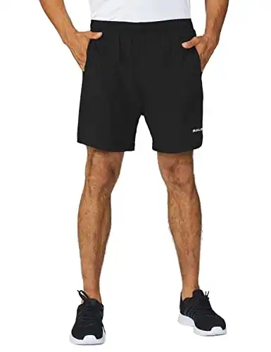 Baleaf Running Athletic Shorts Zipper