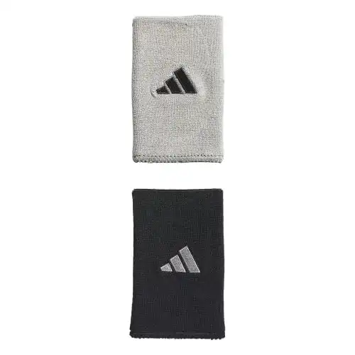 Adidas Interval Reversible Wristband Aluminum