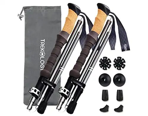 Trekking Poles Collapsible Nordic Hiking