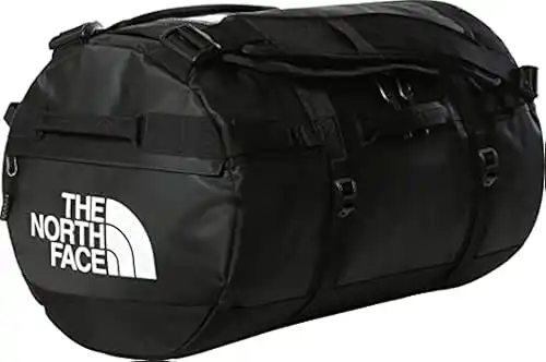 North Face Duffel Black White