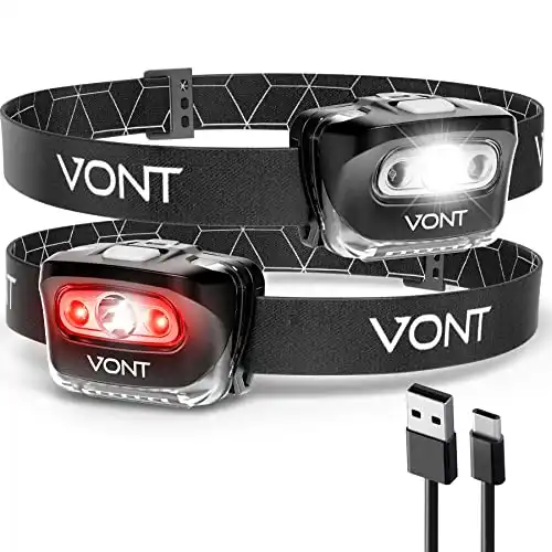 Vont Rechargeable Spark Headlamp Flashlight