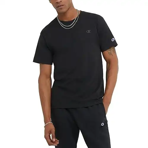 Champion Classic Jersey T Shirt Black